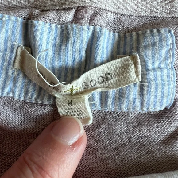 Anthropologie Pure Good Linen T-shirt - Picture 4 of 7